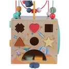 Wooden activity hot sale cube argos