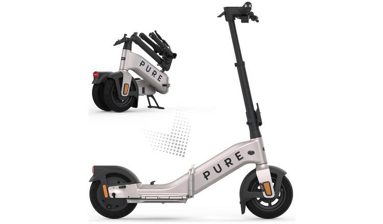 Pure Advance Flex Electric Scooter for Adults - Platinum