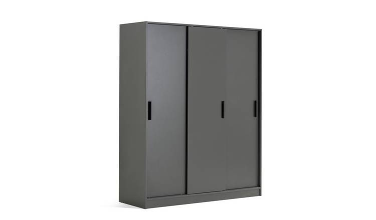 Argos Home Nova 3 Door Sliding Wardrobe - Anthracite