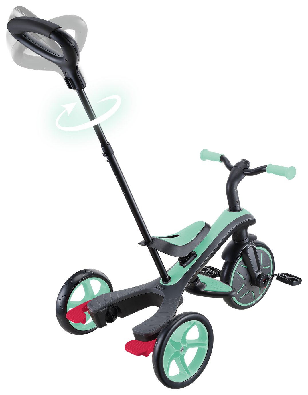 GLOBBER 4in1 EXPLORER TRIKE ミント Buy Globber Explorer 4 in 1 Trike - Mint Green | Baby trikes | Argos