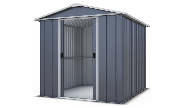 Buy YardMaster Castleton Metal Apex Garden Shed - 6 x 7ft | Sheds | Argos