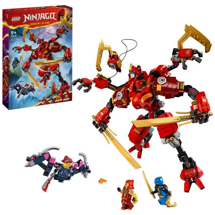 LEGO NINJAGO Kai's Ninja Climber Mech Action Figure 71812 0