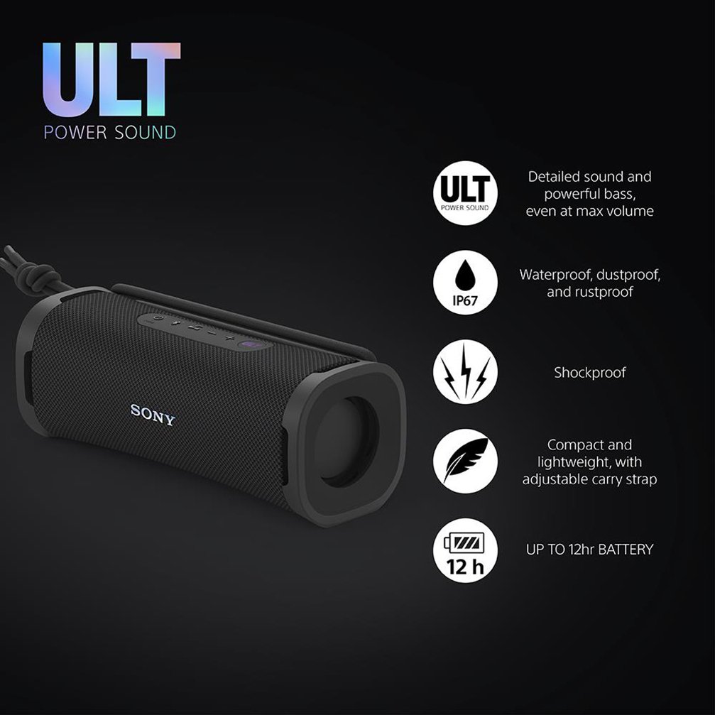 Buy Sony ULT Field 1 Portable Bluetooth Speaker - Black | Wireless