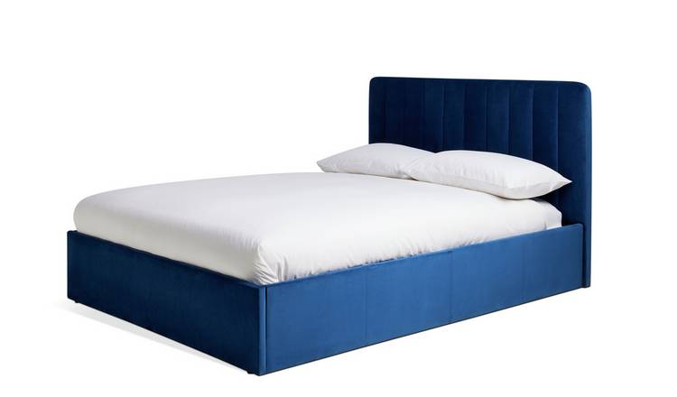 Navy bed deals frame double