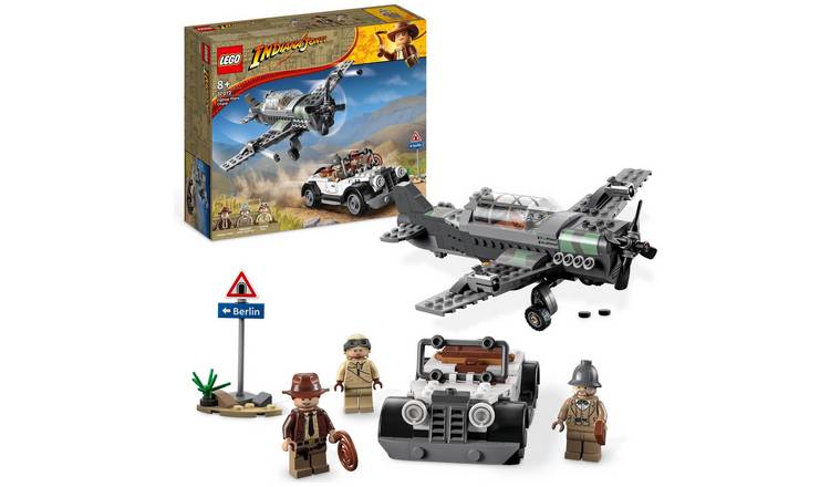 LEGO Indiana Jones Fighter Plane Chase with Toy Car 77012