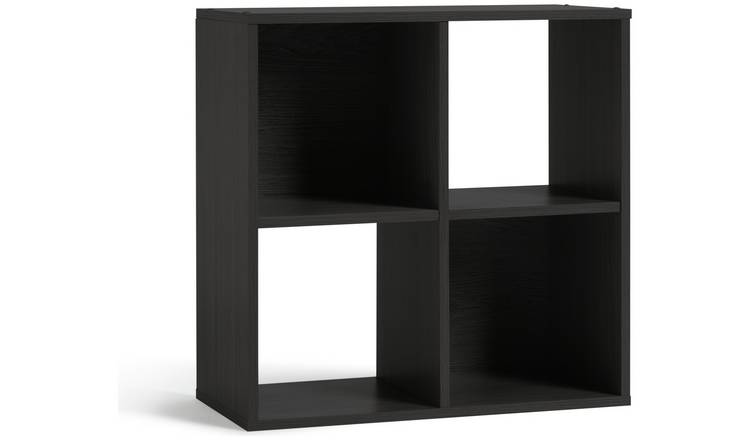 Small black shelving deals unit