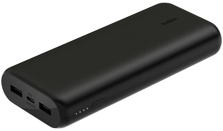 Belkin 20,000mAh 20W Fast Charge Portable Power Bank - Black