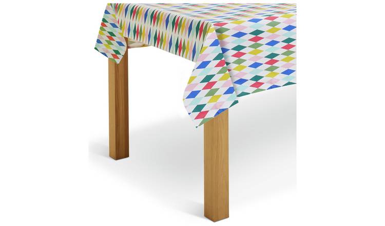 Habitat Wipe Clean Printed Cotton Table Cloth