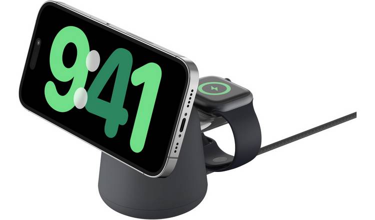 Belkin 2 in 1 MagSafe Wireless Charger Stand 15W - Charcoal