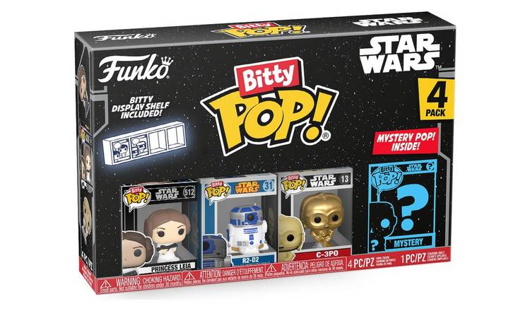 Funko Bitty POP Star Wars Leia Figures- Pack of 4