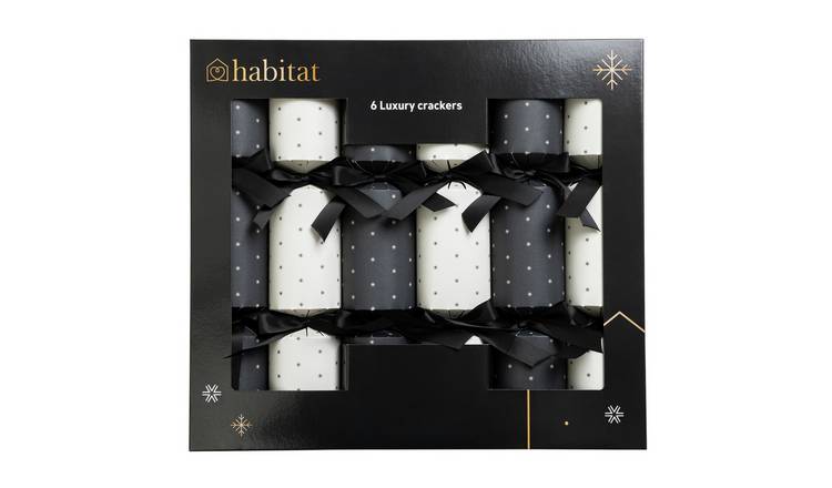 Habitat Pack of 6 Premium Ultra Christmas Crackers