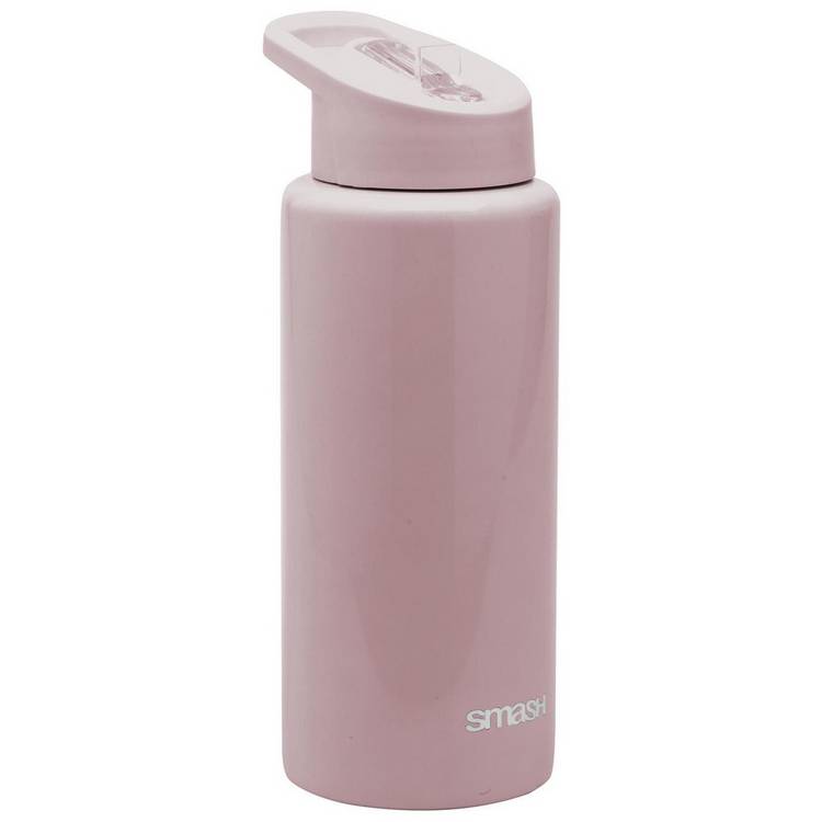 Smash Pink Stainless Steel Sipper Water Bottle - 1 litre 0