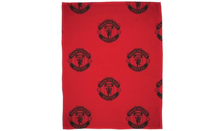 Manchester UTD Fleece Throw - Red