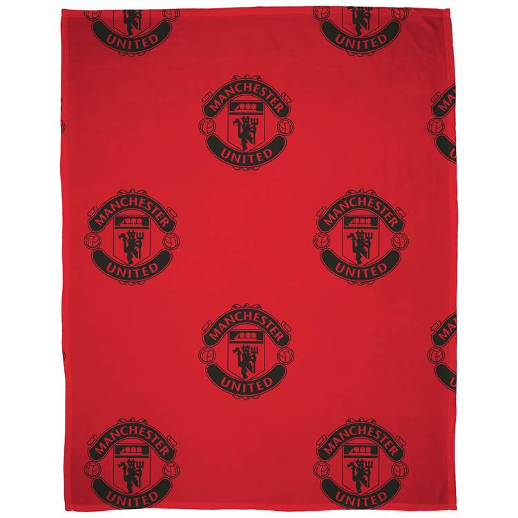 Manchester UTD Fleece Throw - Red 0