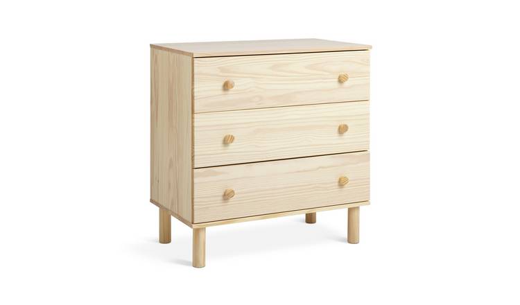 Buy Habitat Akio 3 Drawer Chest - Pine, Chest of drawers