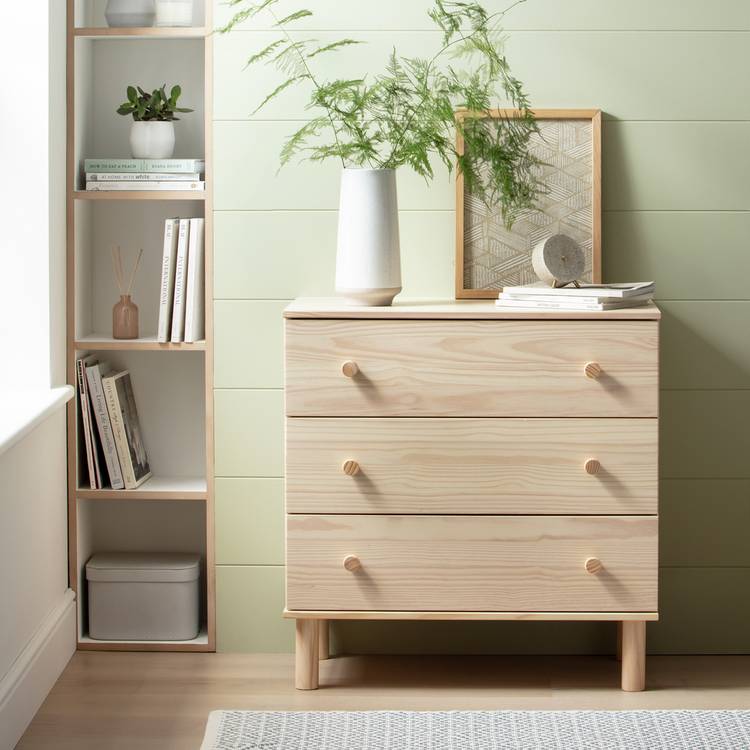 Habitat Akio 3 Drawer Chest - Pine 0