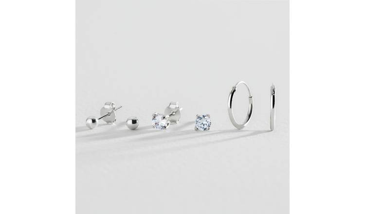 Argos ladies store stud earrings