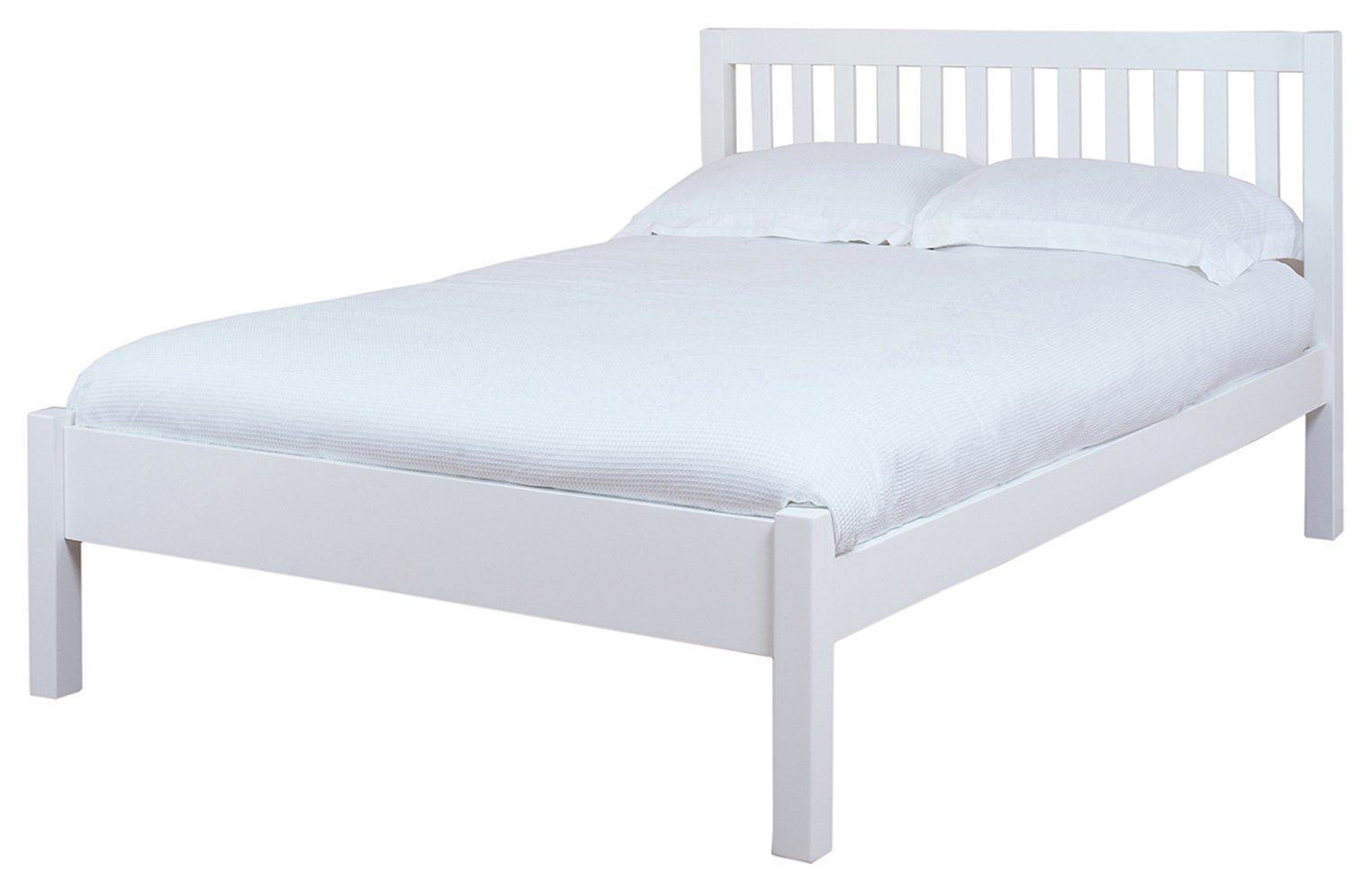 Silentnight Hayes Kingsize Bed Frame - White