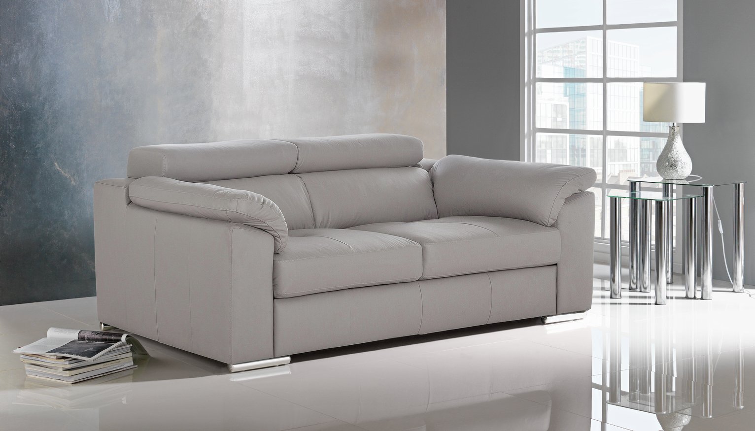 Argos Home Valencia 2 Seater Leather Sofa Review