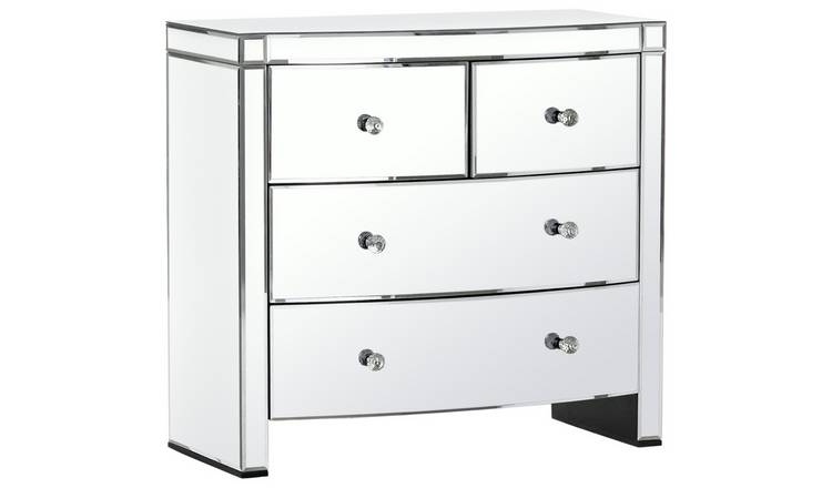 Chest of drawers with a deals mirror