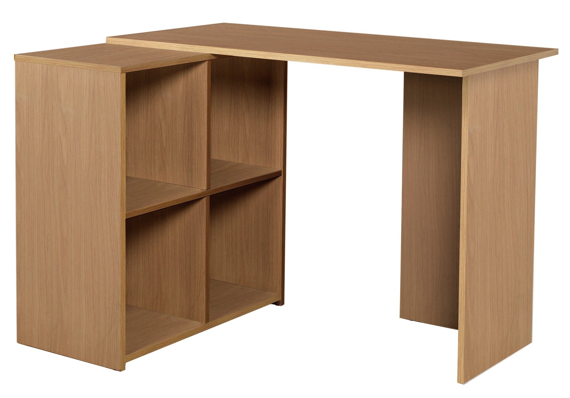 Argos Home Calgary Corner Office Desk - Oak Effect