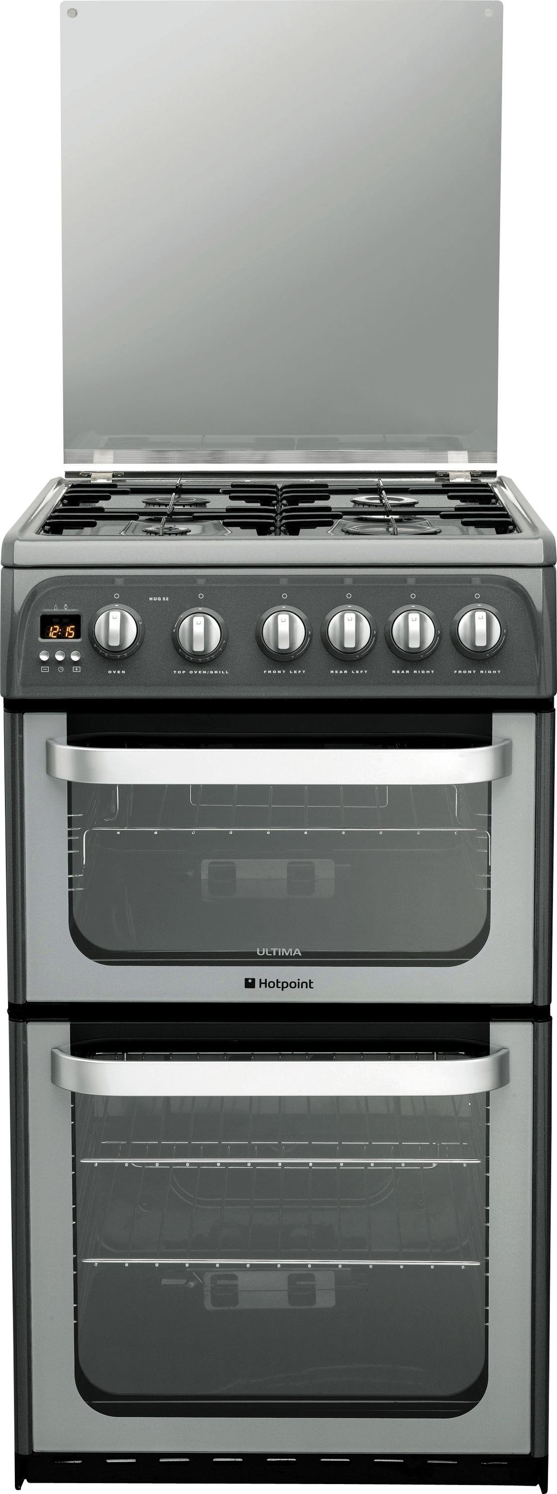 Hotpoint Ultima HUG52G Double Freestanding Gas Cooker