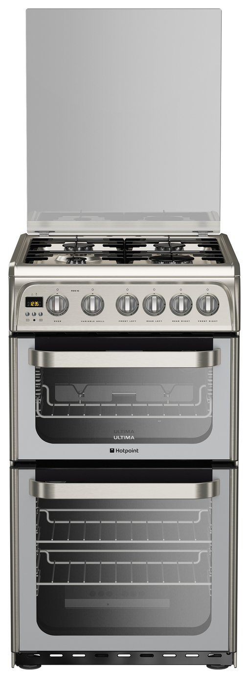 Hotpoint Ultima HUG52X Gas Cooker - Stainless Steel
