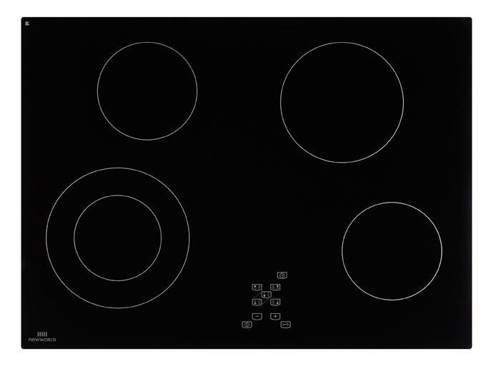 New World NWTC701 Ceramic Electric Hob - Black