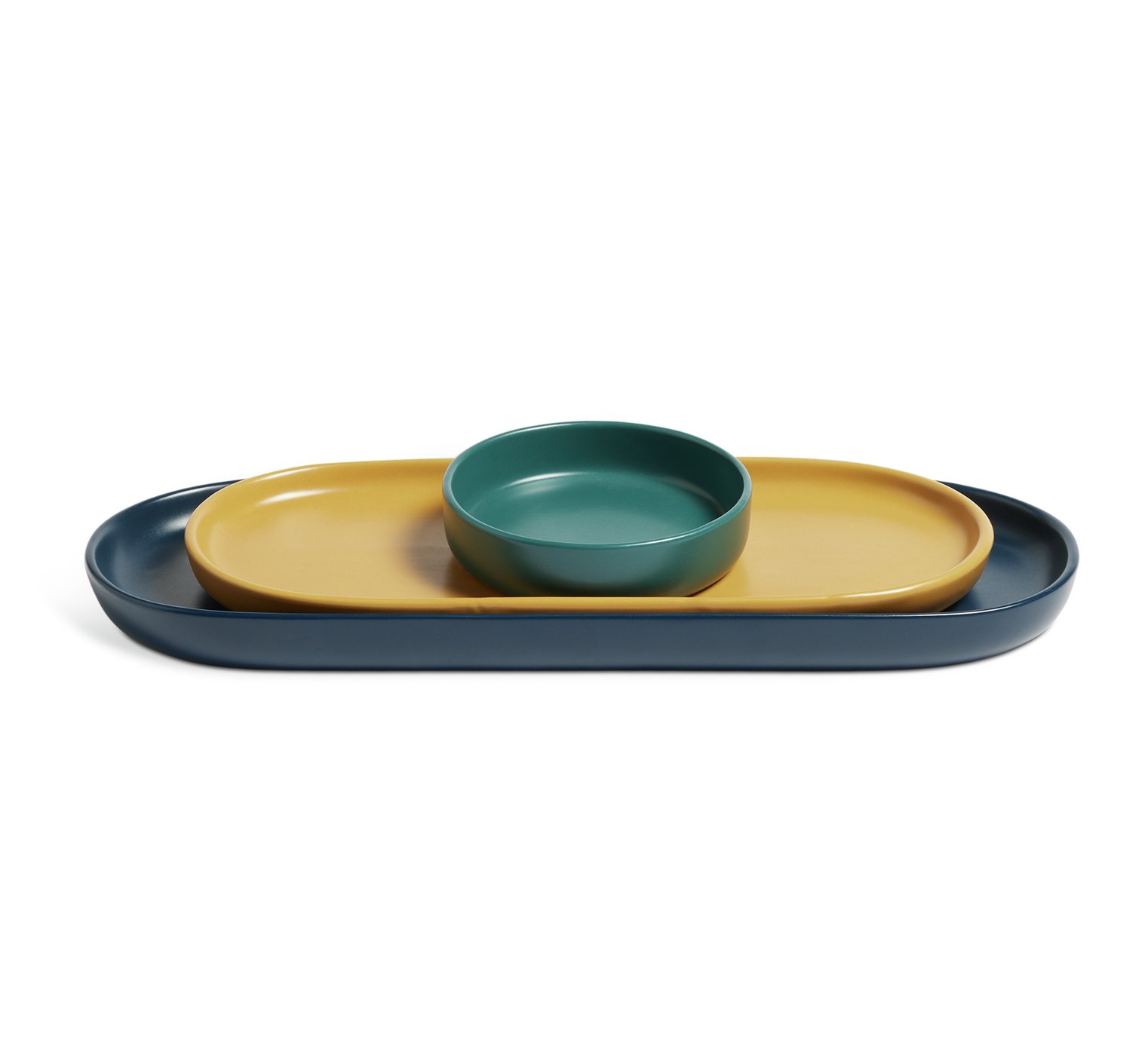 Habitat Matte Glaze Stoneware Multi Serving Platter