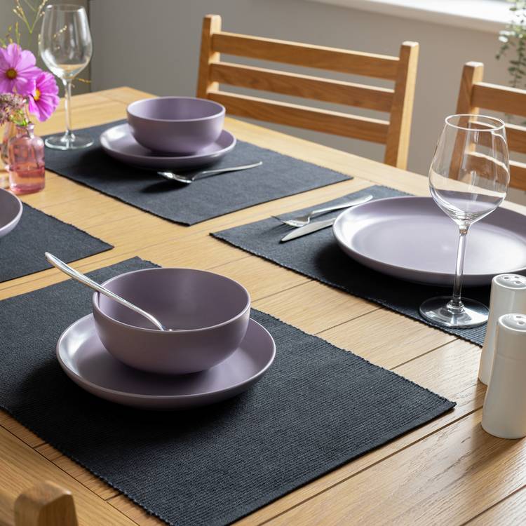 Habitat Ribbed Set of 4 Placemats 0