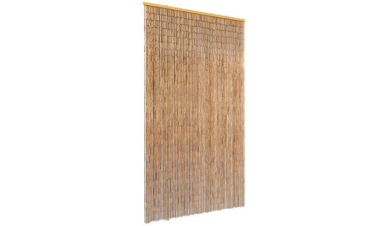 Walplus Bamboo Insect Door Screen - Brown - 100 x 200 cm