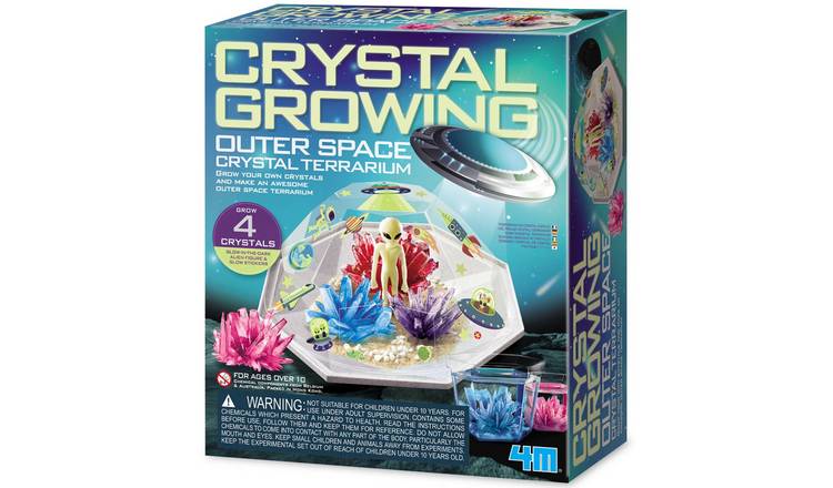 4M Crystal Growing Outer Space Crystal Terrarium - 10 Years +