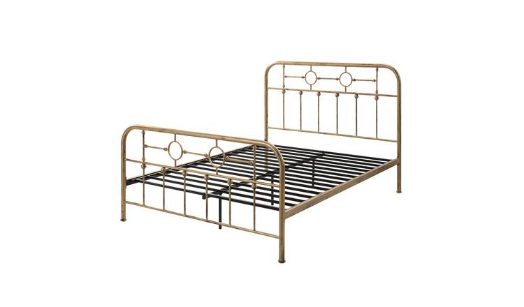 Slumberworks Ware Industrial Design Bed Frame–Brass
