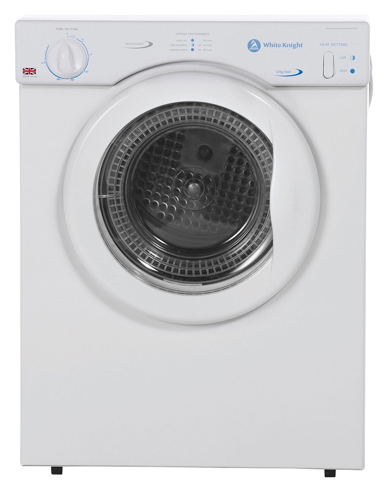 White Knight C372WV 3KG Vented Tumble Dryer - White