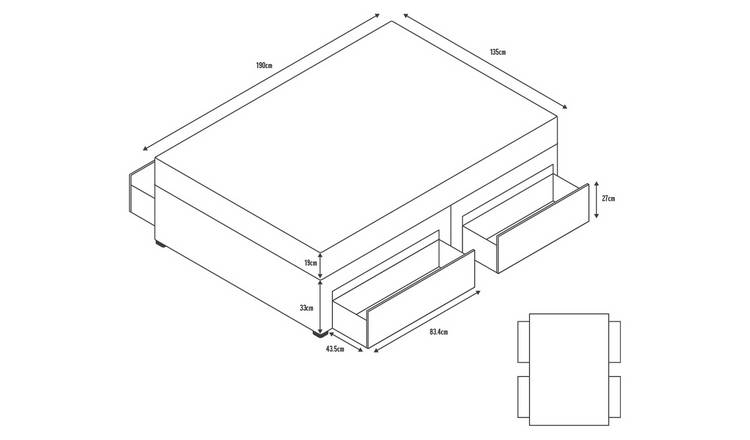 Argos deals elmdon bed