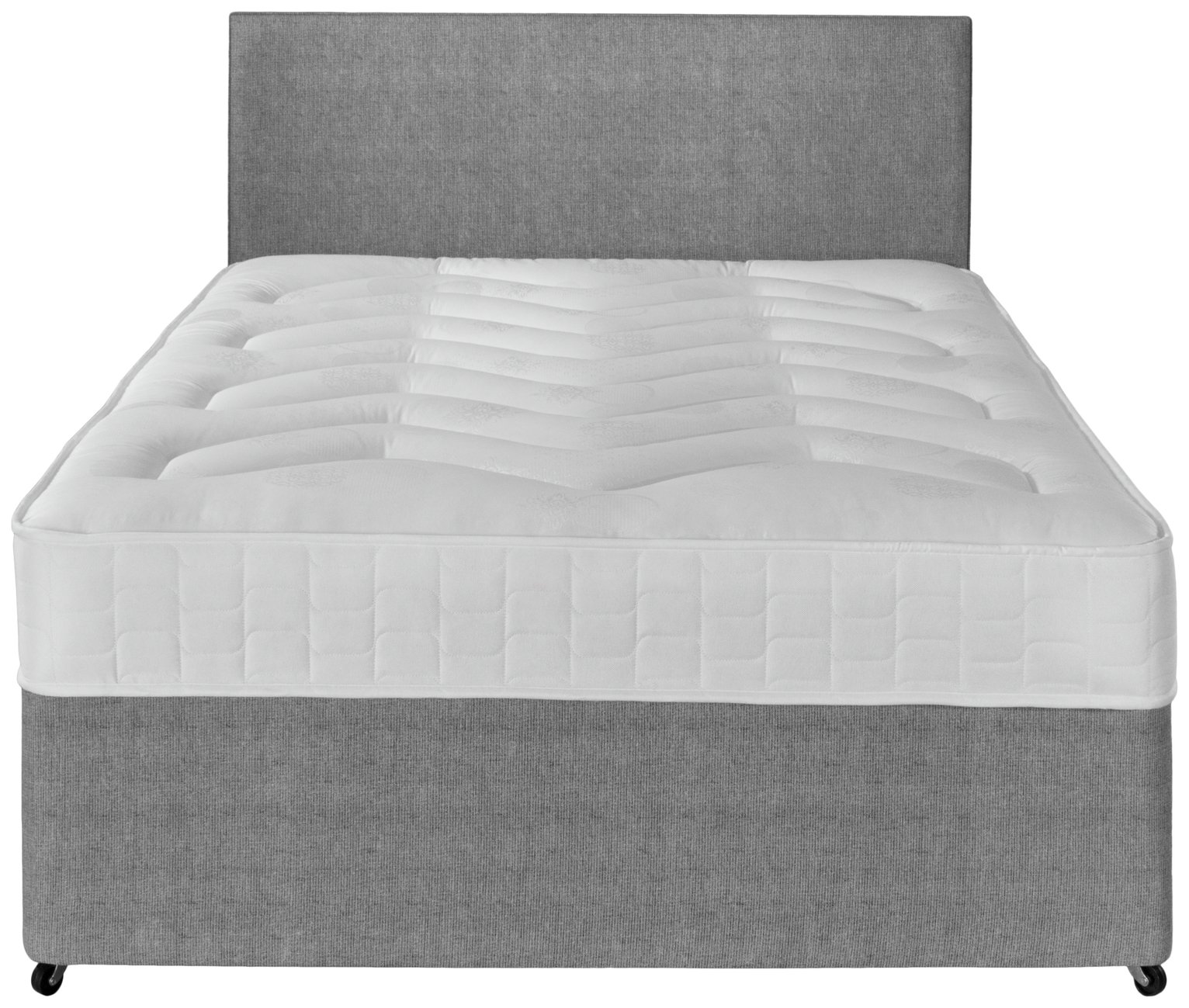 Argos Home Elmdon Double Deep Ortho 4 Drawer Divan Bed -Grey Review