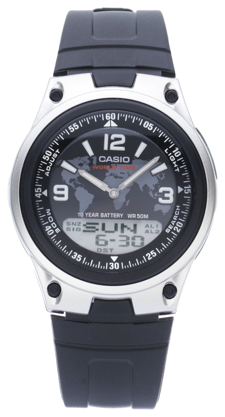 argos casio world time watch