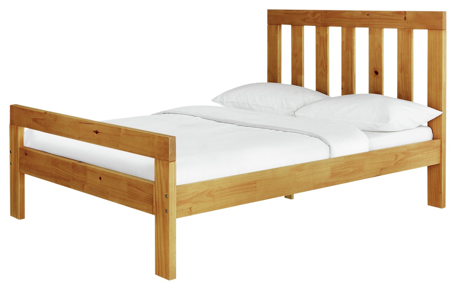 Argos Home Chile Small Double Bed Frame Oak Stain (4813640) Argos