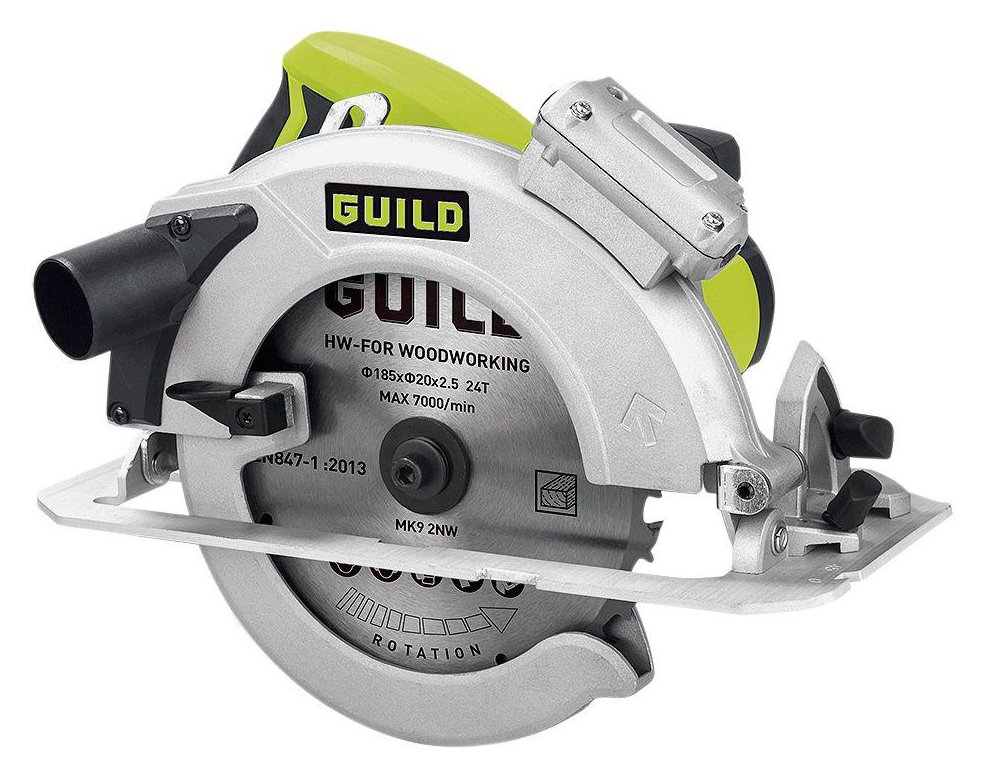 Guild 185mm Circular Saw with Laser - 1600W