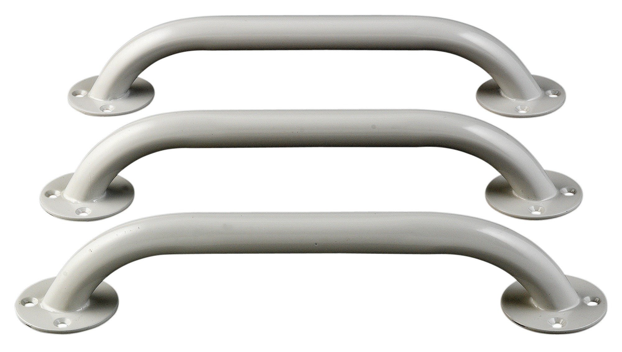 White Grab Bars - Pack of 3