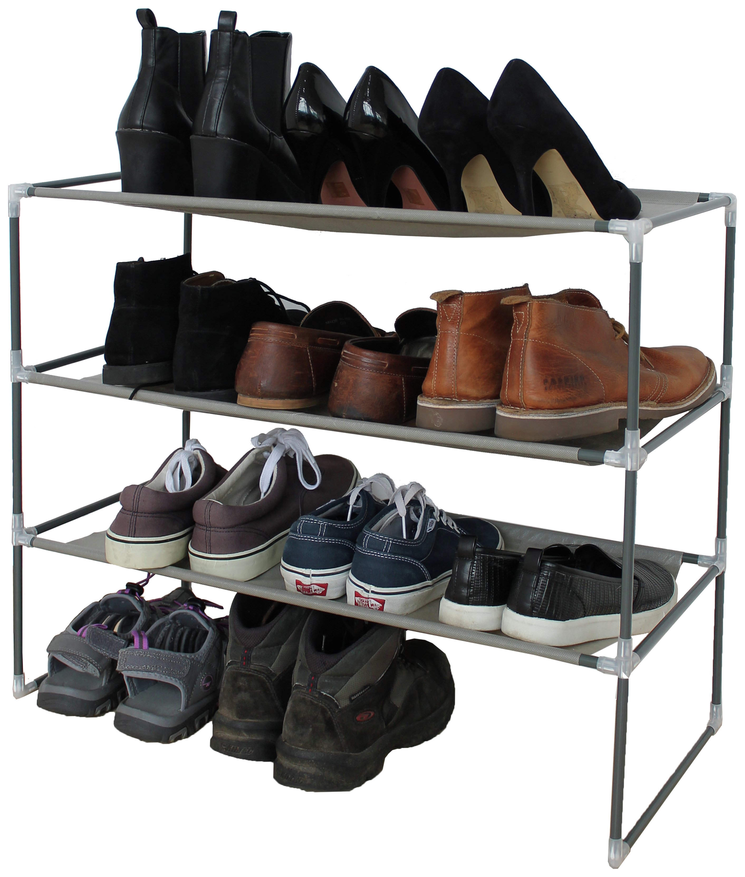 Argos Home 3 Shelf Stackable Fabric Shoe Storage Rack Reviews