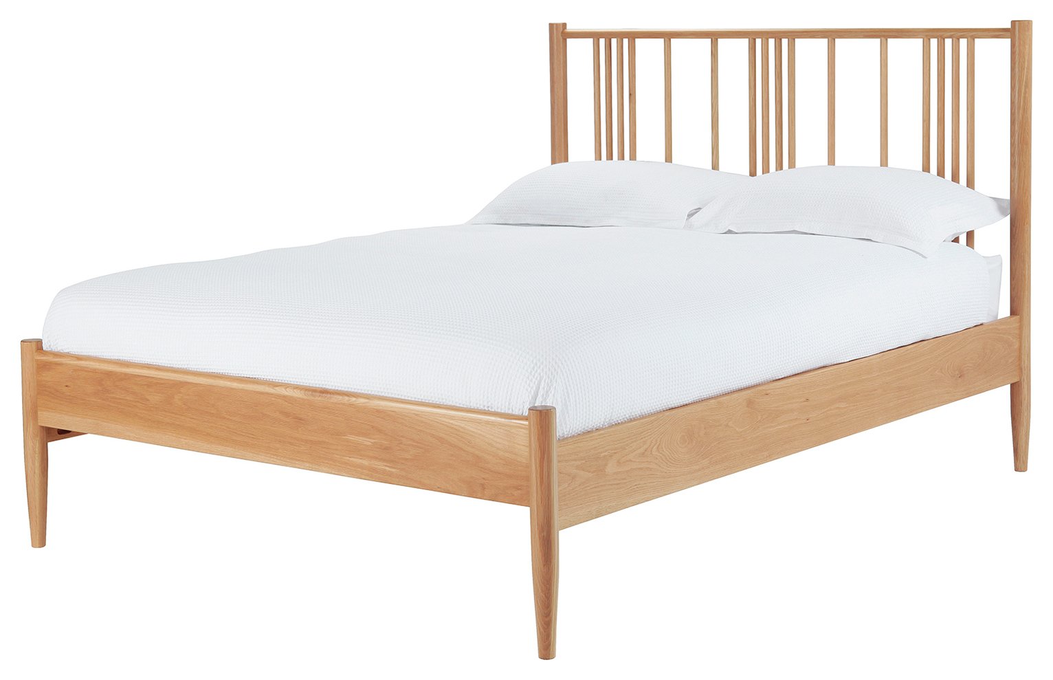 Silentnight Hamilton Double Bed Frame - Light Oak