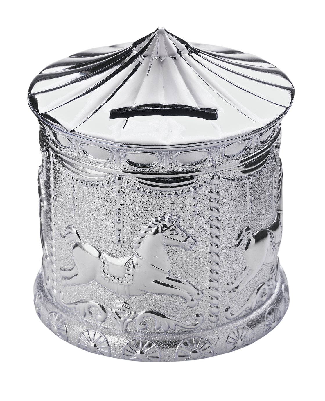 Silver Plated Carousel Money Box review