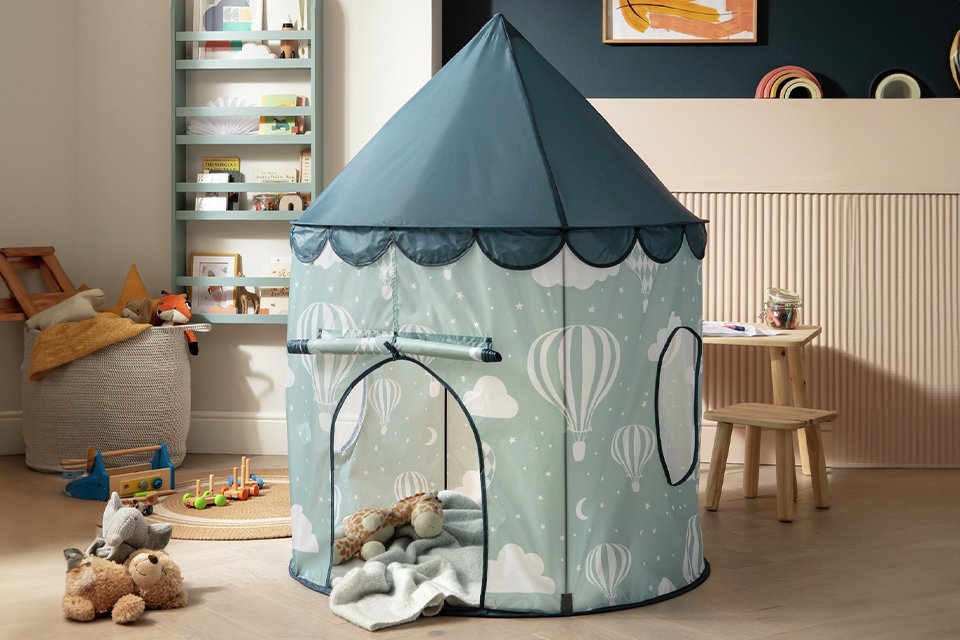 Habitat Skye Play Tent in a nursery.