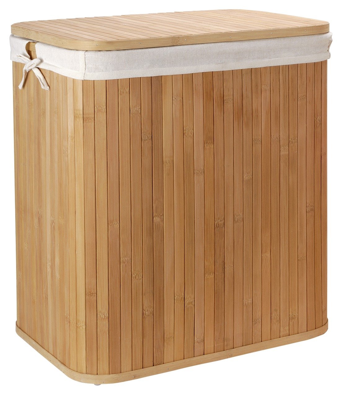 Argos Home 80 Litres Square Laundry Hamper - Bamboo