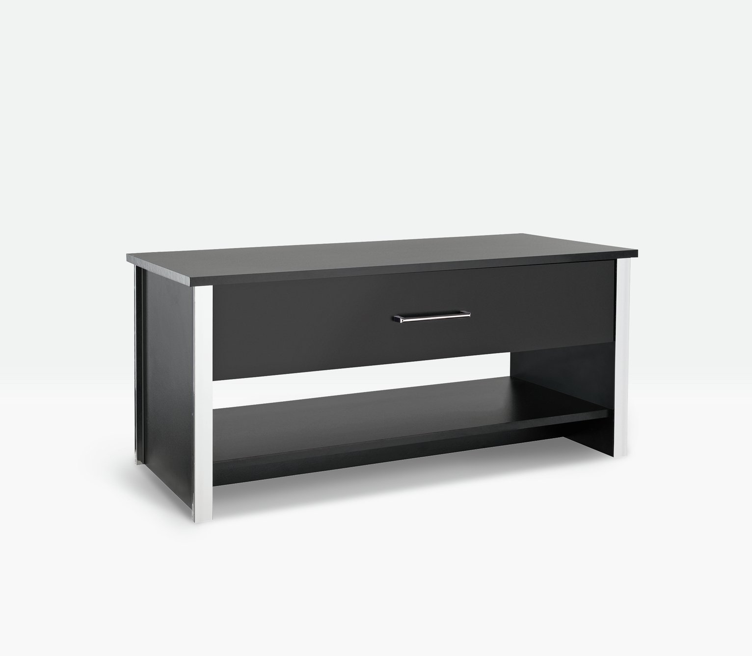 Argos Home San Marino 1 Drawer 1 Shelf Coffee Table - Black