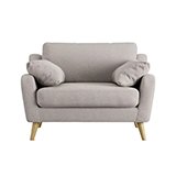 Armchair and Cuddle chairs.