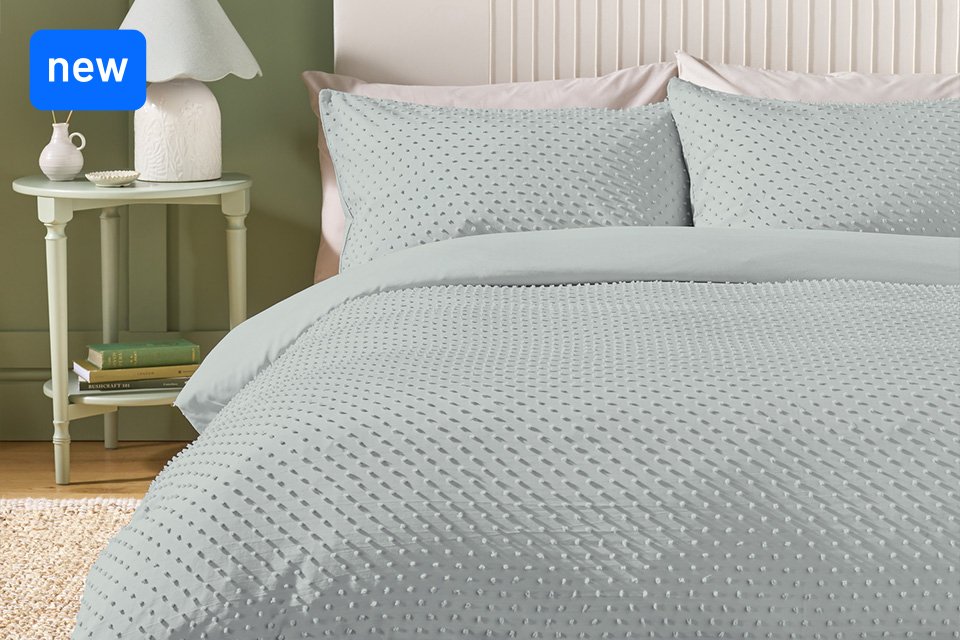 New in bedding from £14. Update your bedroom with our latest arrivals.
