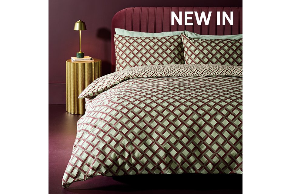 New in bedroom. Sink into spring with sumptuous new textures, patterns and bold style. Shop now.
