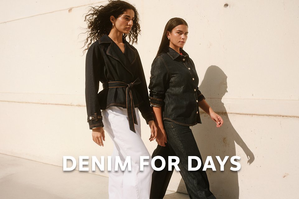 Denim for days.
